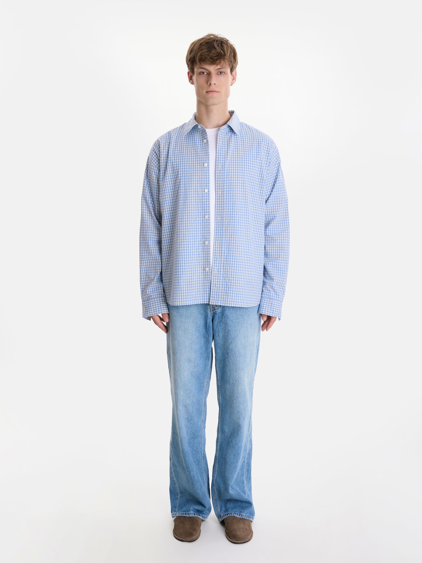 The Light Blue Gingham Shirt