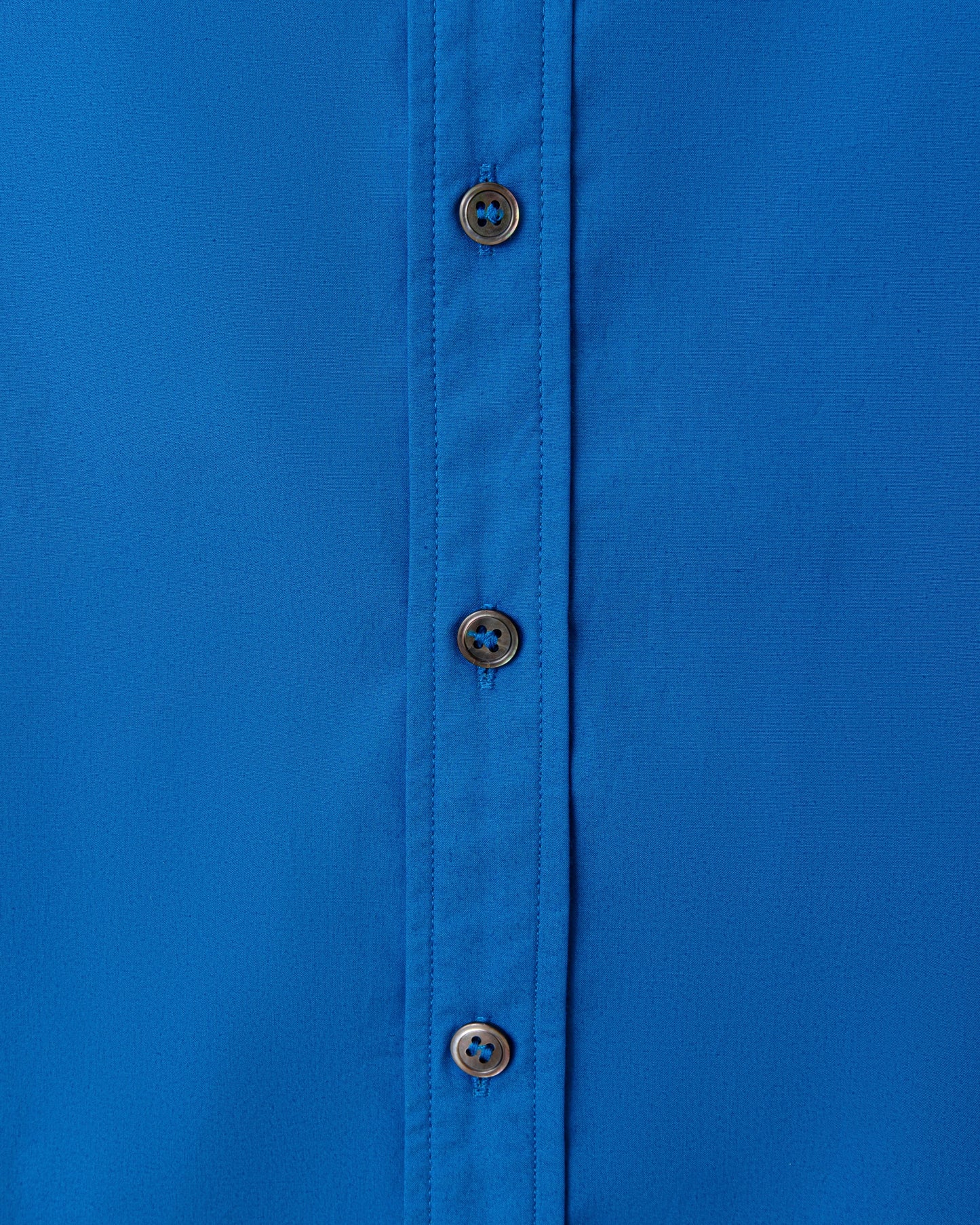 Cotton Typewriter Shirt in Royal Blue