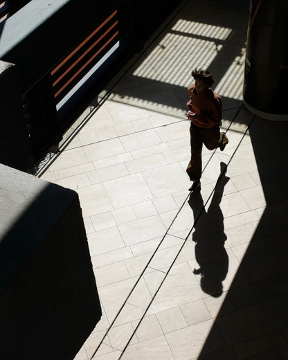 Wool-blend Quarter-zip Fleece Pullover in Camel