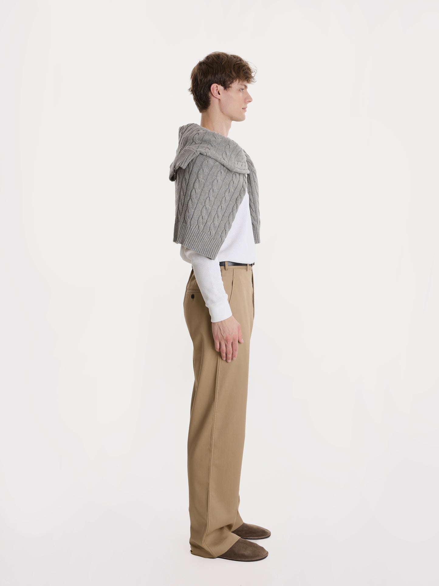 The Beige Cotton Slacks