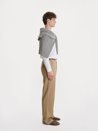 The Beige Cotton Slacks