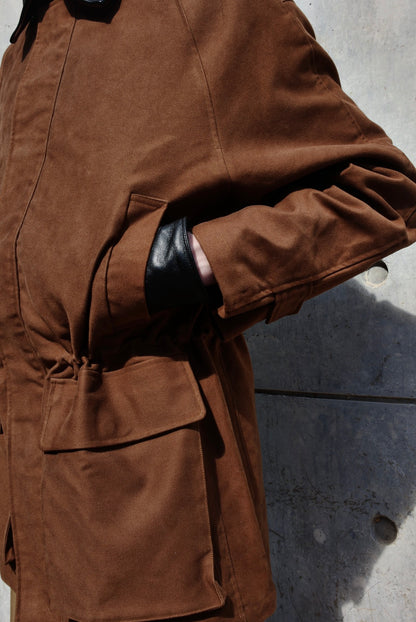Moleskin Hunting Jacket in Caramel